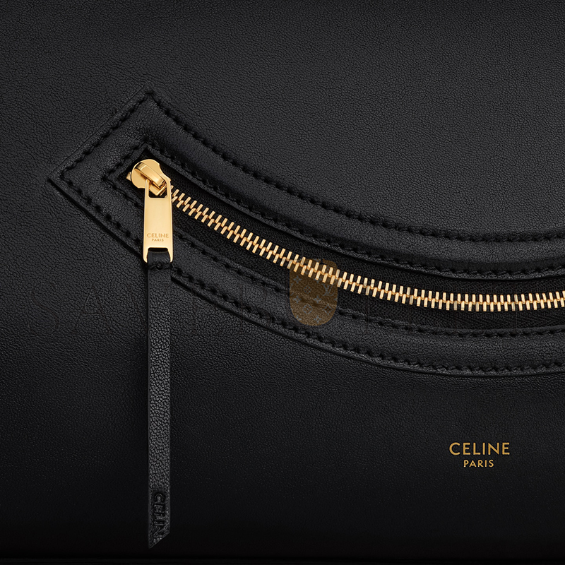 CELINE LARGE SMILING NEW LUGGAGE IN SUPPLE SHINY LAMBSKIN 123683GW2.38NO (44*27*20cm)